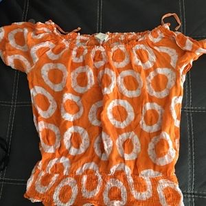 Orange Michael Kors shirt M
